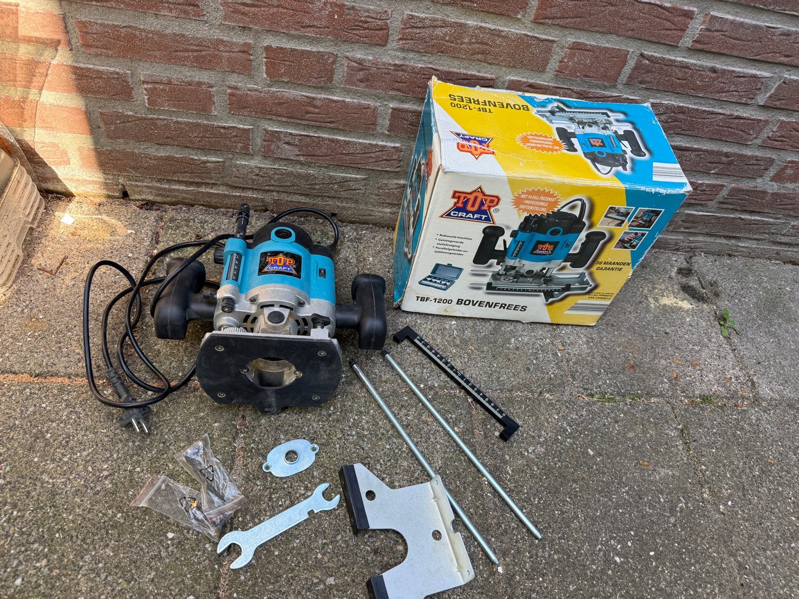 Top Craft TBF-1200 Bovenfrees - Zo goed als nieuw, Ophalen, Zo goed als nieuw, Elektrisch, Bovenfrees