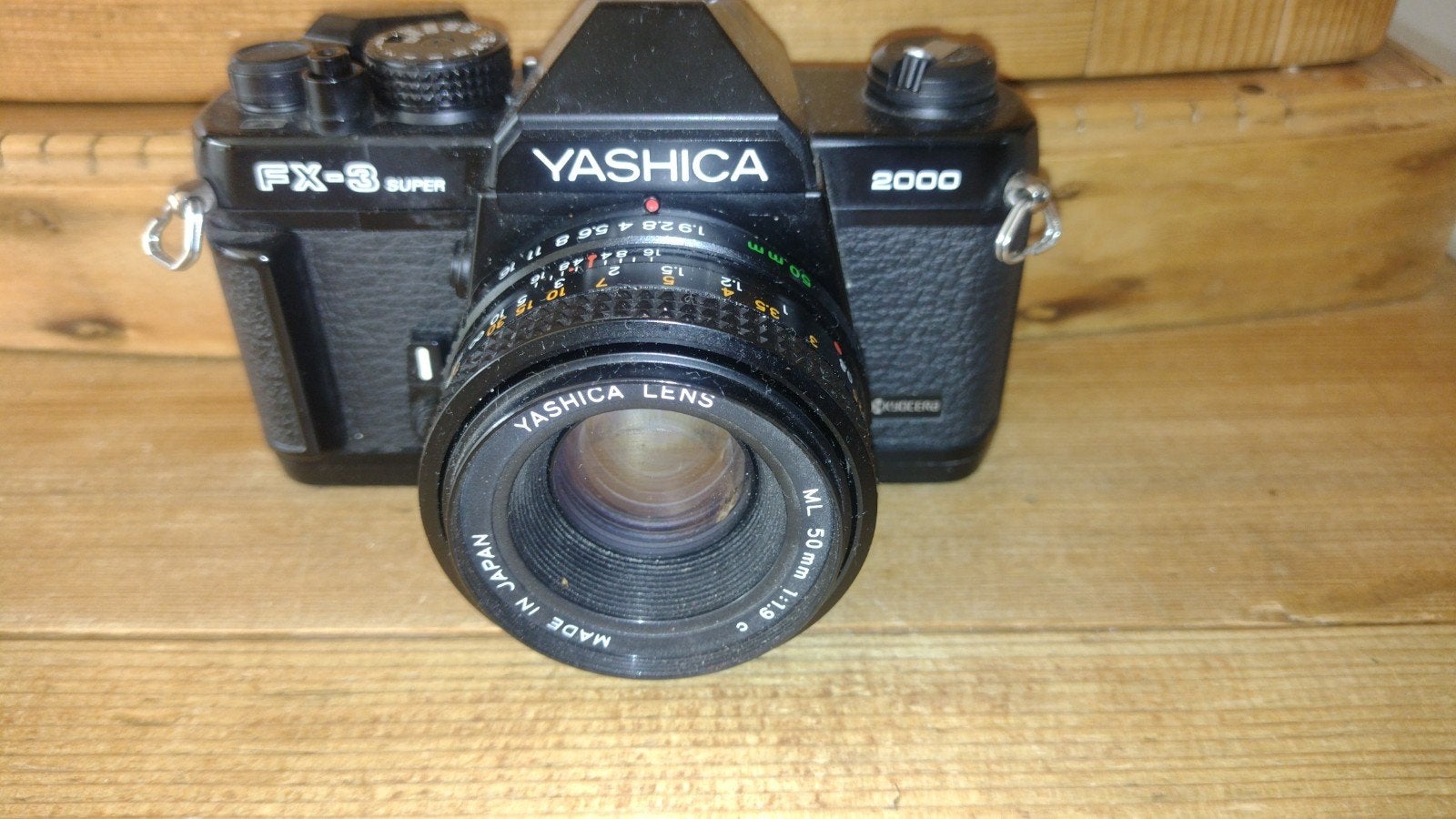 Yashica FX-3 Super 2000 met ML 50mm f/1.9 lens, Audio, Tv en Foto, Ophalen of Verzenden, Gebruikt, Spiegelreflex, Overige Merken
