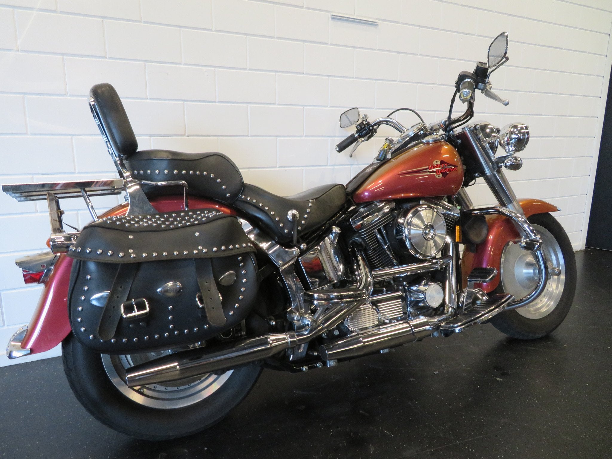 Harley-Davidson FLSTF FAT BOY 1340 EIGENBOUW (bj 1994), 1340 cc, Chopper, Gebruikt, Bedrijf