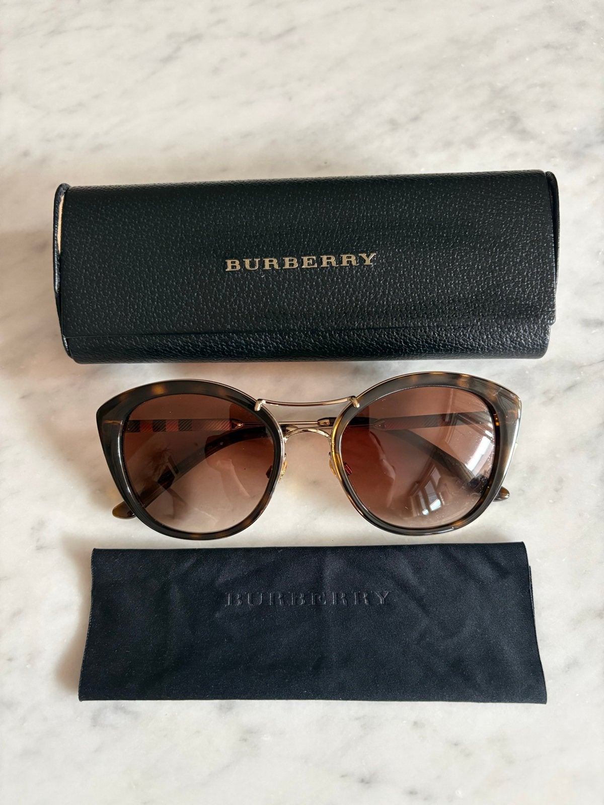 Burberry Dames Zonnebril, Overige merken, Zonnebril, Bruin, Ophalen of Verzenden