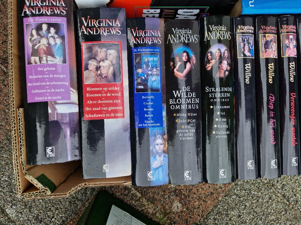 15 boeken van Virginia Andrews - Diverse series, Gelezen, Verzenden, Virginia Andrews, Nederland