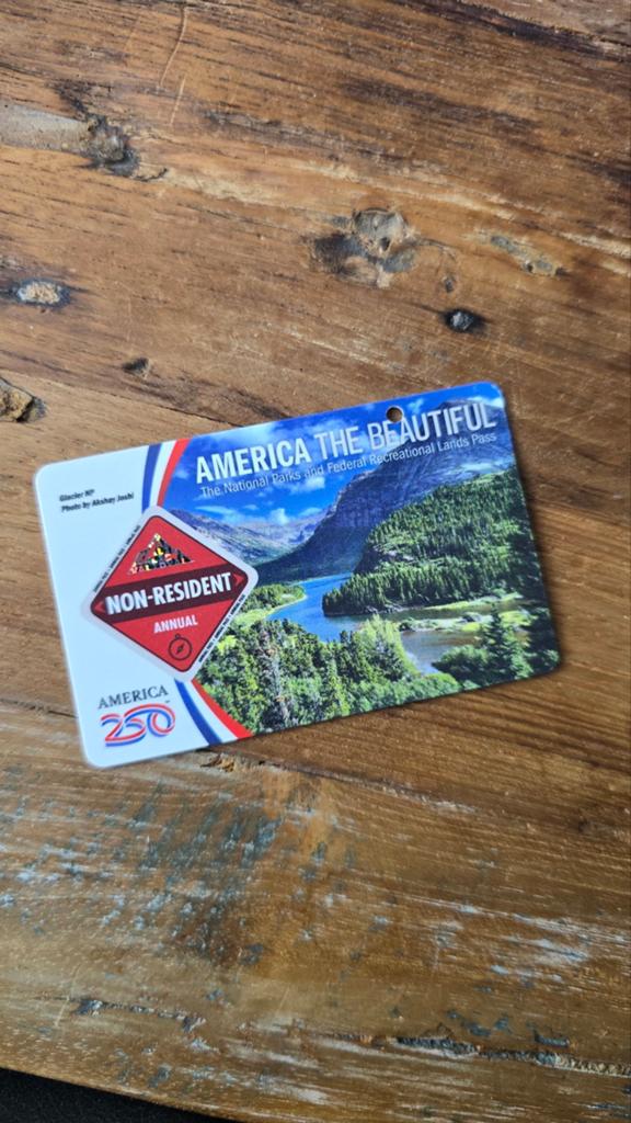 America the Beautiful pass, Drie personen of meer, Ticket of Toegangskaart