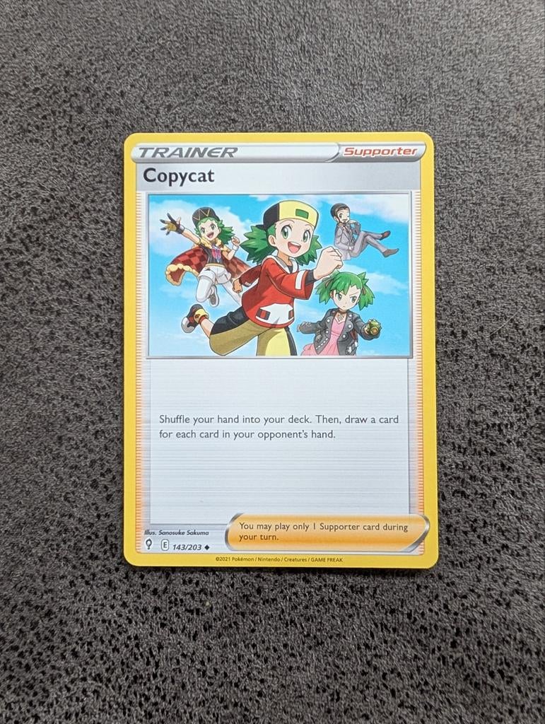 Pokemon TCG Copycat Supporter Kaart 143/203, Ophalen of Verzenden, Zo goed als nieuw, Losse kaart
