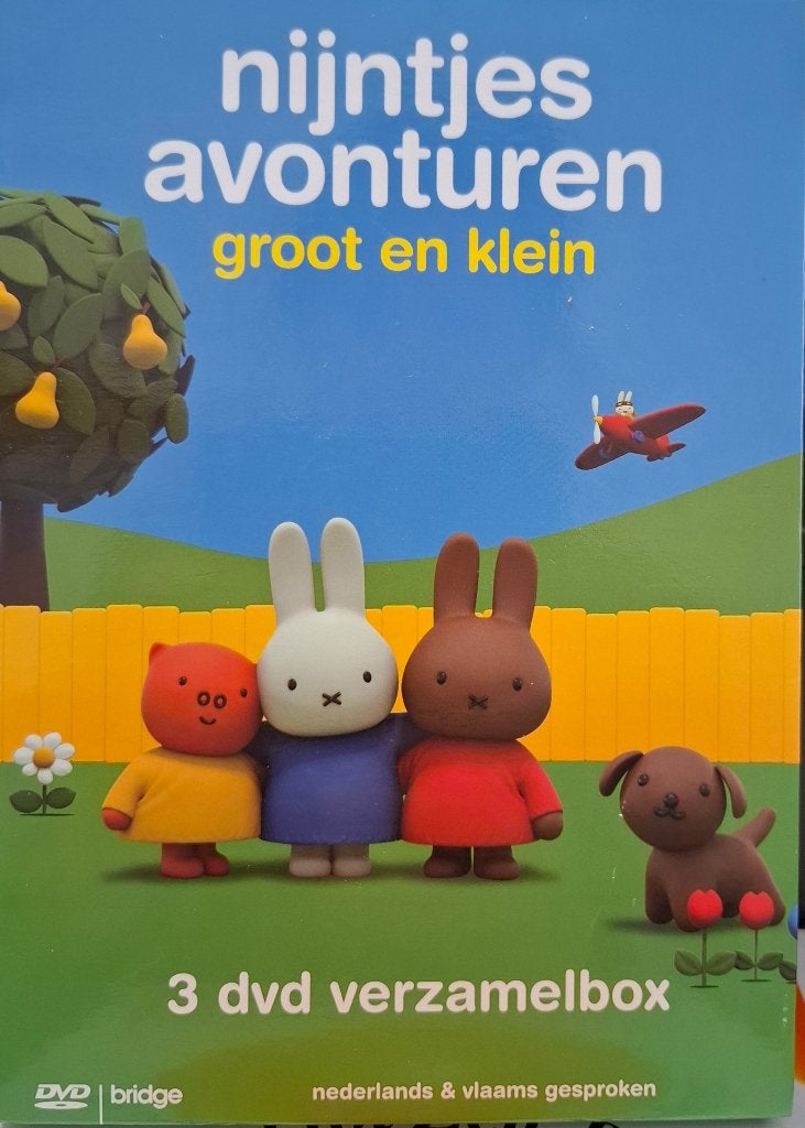 Nijntjes Avonturen Groot en Klein 3 DVD Verzamelbox, Animatie, Verzamelbox, Alle leeftijden, Zo goed als nieuw