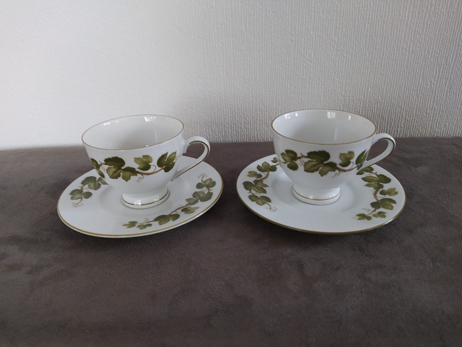 Bavaria kop en schotels, druivenblad vintage, Ophalen of Verzenden