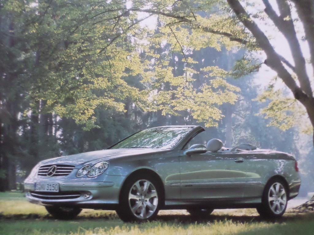 Mercedes CLK Cabrio 2003 Brochure, Boeken, Ophalen of Verzenden, Zo goed als nieuw, Mercedes