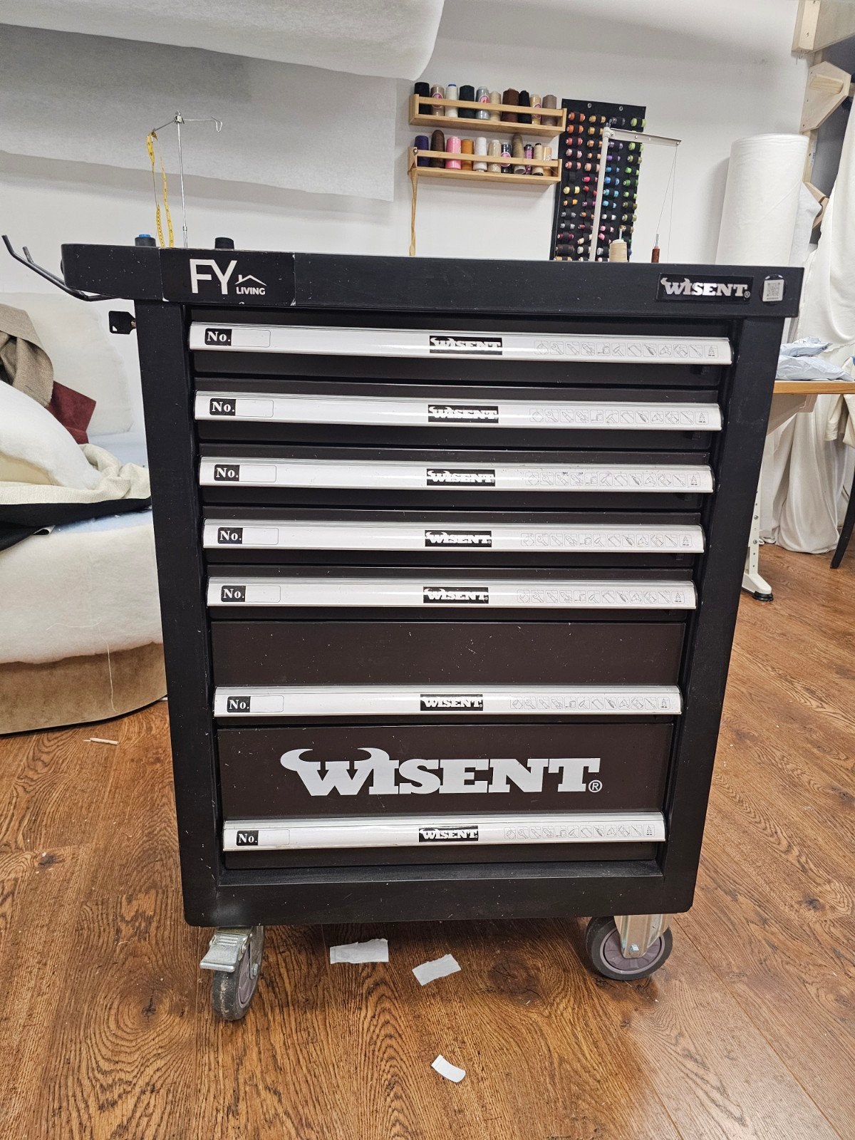 Gereedschapswagen met complete gereedschapset, Ophalen of Verzenden, Gebruikt