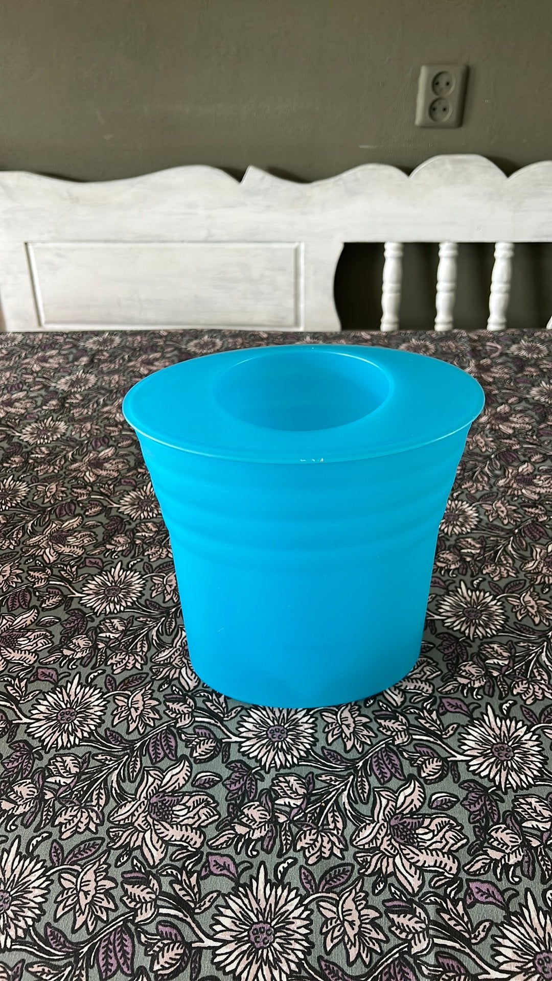 Kom/ wijnfles koeler, Ophalen, Zo goed als nieuw, Blauw, Overige typen