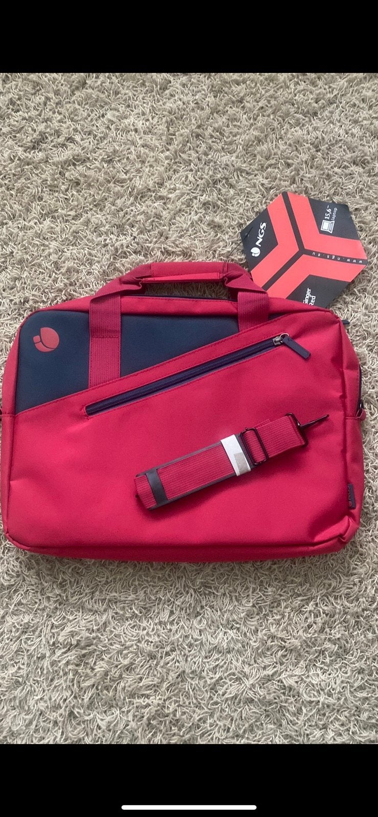 NIEUW! laptop Schouder/ handtas zie foto’s en beschrijving, Rood, Trolleytas, Nieuw, Ophalen of Verzenden