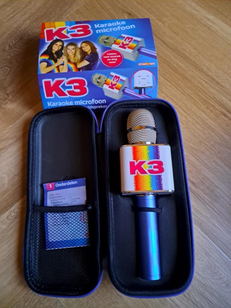 K3 microfoon zgan, Ophalen of Verzenden, Zo goed als nieuw