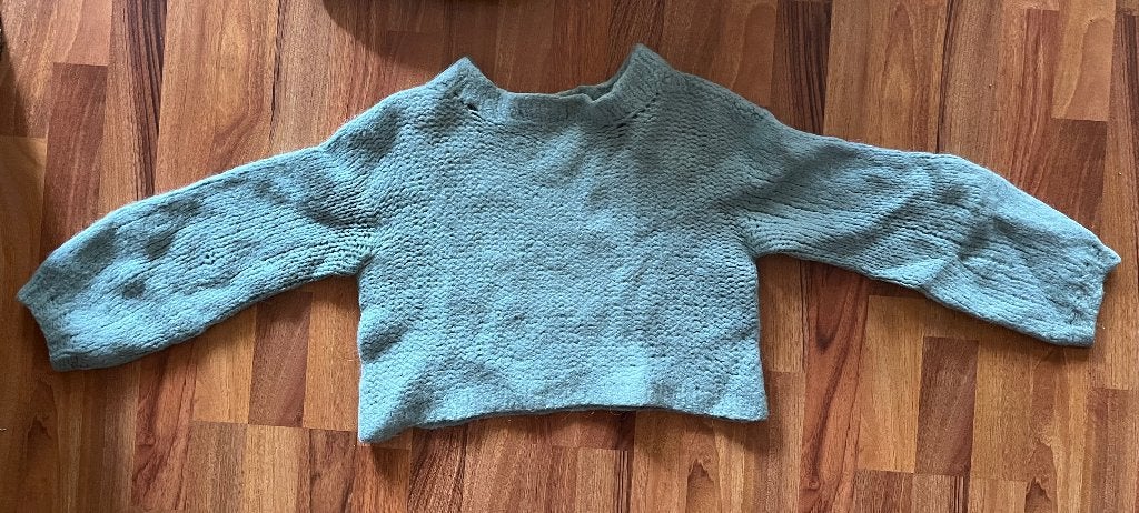 Cropped Alpaca pullover sage, Kleding | Dames, Truien en Vesten, Ophalen, Stephanie, Maat 34 (XS) of kleiner, Gedragen