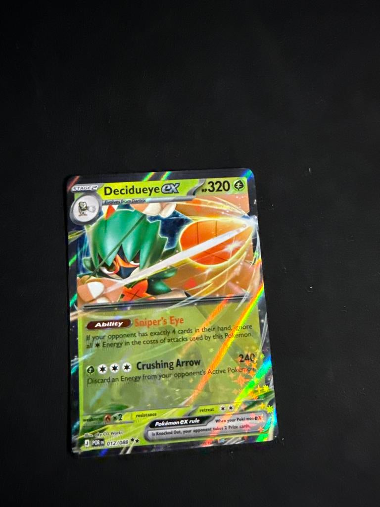 Pokémon Kaart Decidueye GX 012/088, Verzenden, Zo goed als nieuw, Losse kaart, Foil
