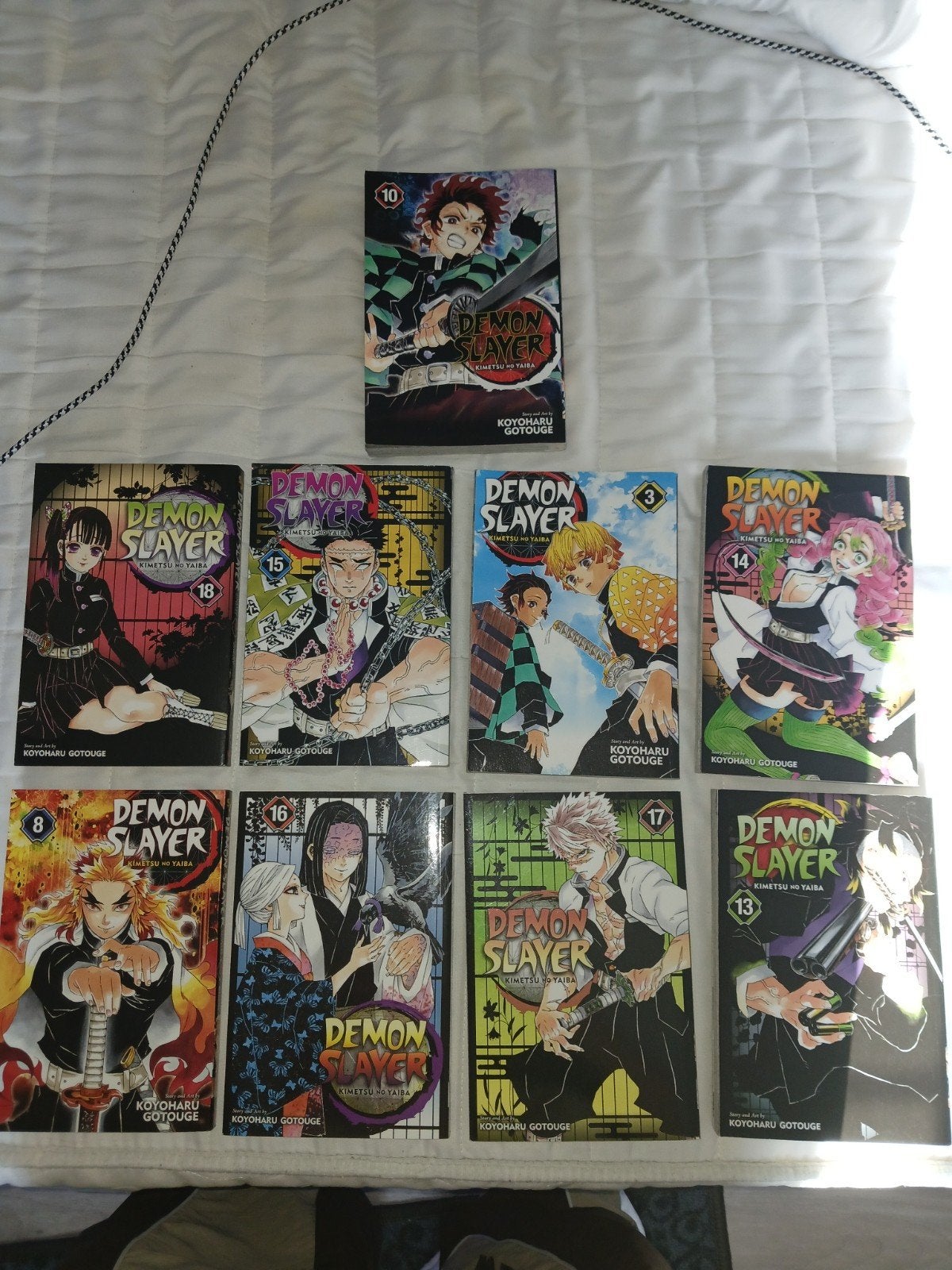 Demon Slayer Manga (deel 3, 8, 10, 13, 14, 15, 16,, Boeken, Meerdere stripboeken, Ophalen of Verzenden, Zo goed als nieuw, Koyoharu Gotouge