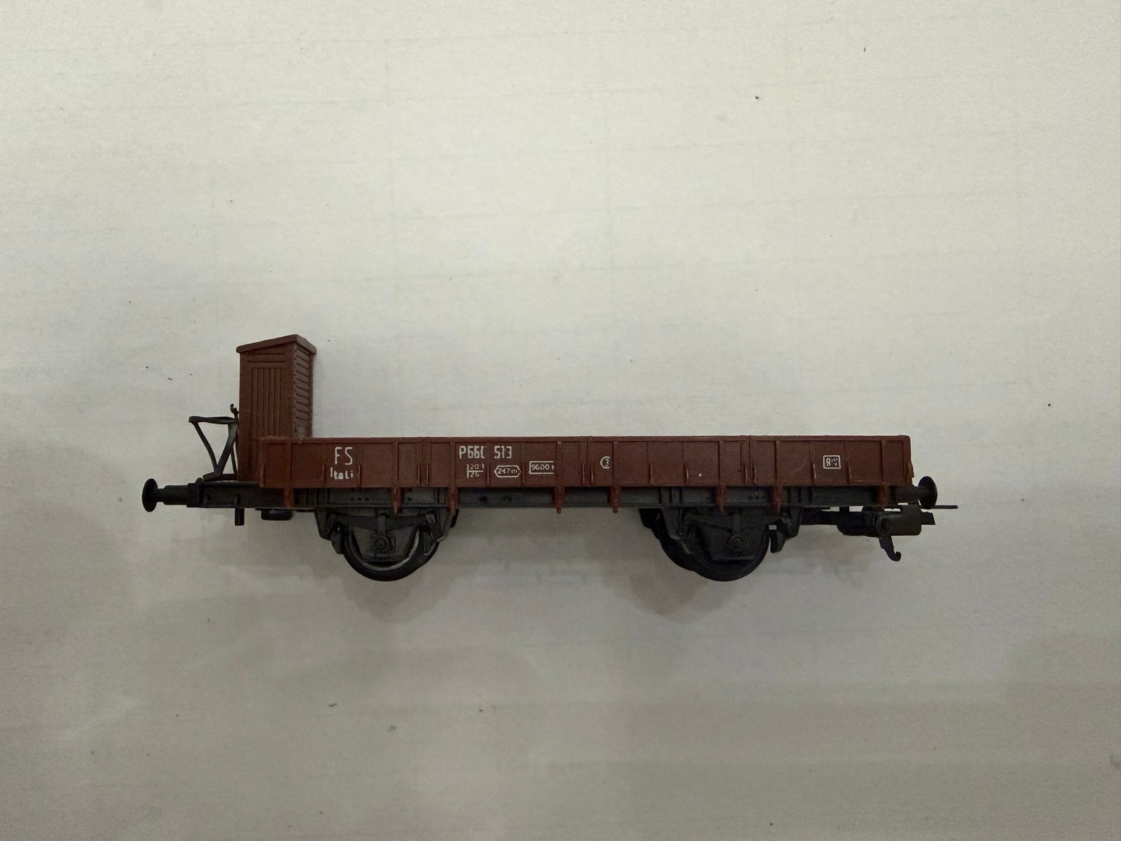 Lima FS P560 513 platte wagon - Gebruikt, Hobby en Vrije tijd, Modeltreinen | H0, Gebruikt, Gelijkstroom, Wagon, Ophalen of Verzenden
