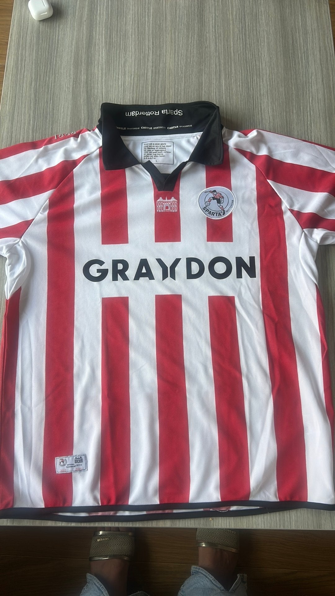 Sparta Rotterdam  2010/2011 origineel Castle Sportswear, Ophalen of Verzenden, Zo goed als nieuw, Shirt