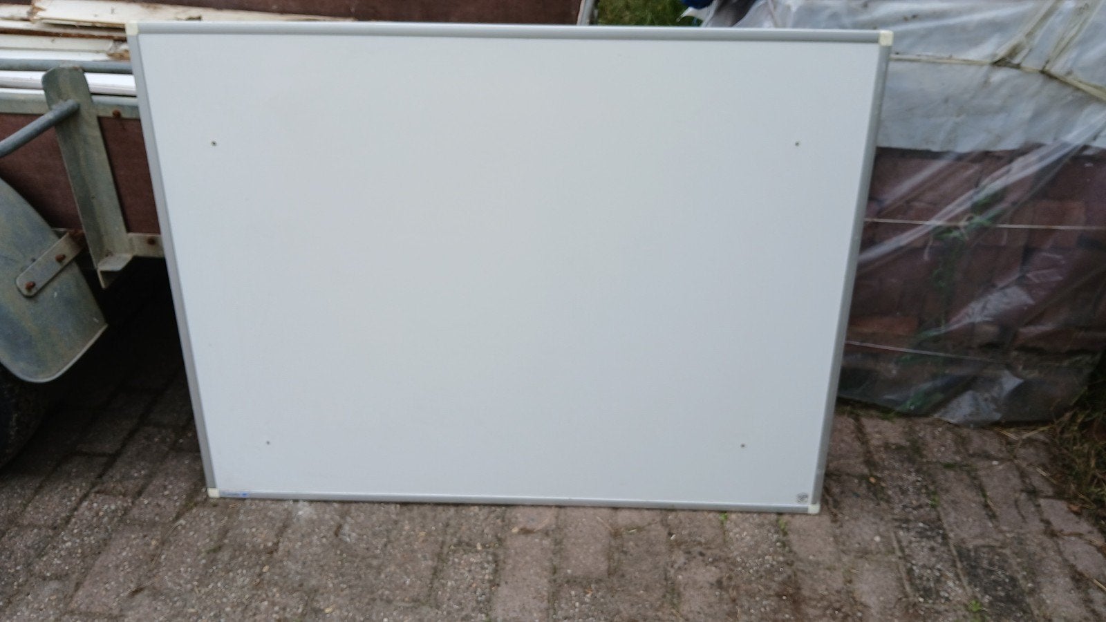 Whiteboard wit + magnetisch, 90cm x 120cm, Diversen, Ophalen, Gebruikt, Whiteboard
