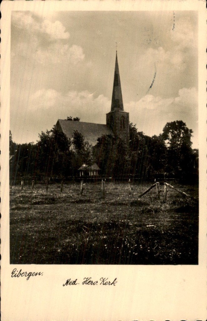 Eibergen - Ned. Herv. Kerk - Torenspits, Ophalen of Verzenden, 1920 tot 1940, Gelopen, Gelderland