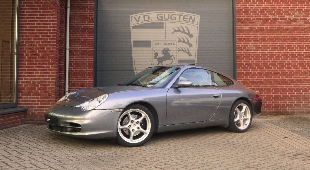 Porsche 911 3.6 Carrera Coupe 2003 Grijs, 1345 kg, Achterwielaandrijving, Zwart, Leder