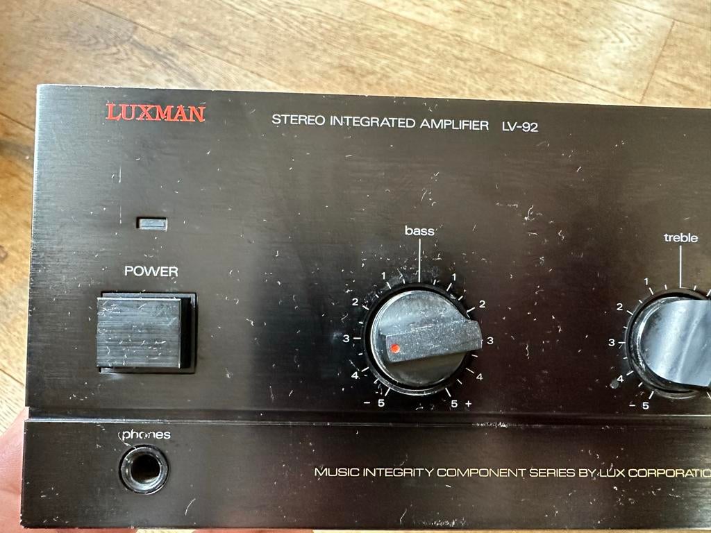 Luxman LV-92 Stereo Geïntegreerde Versterker, Overige merken, Gebruikt, Ophalen of Verzenden, 60 tot 120 watt