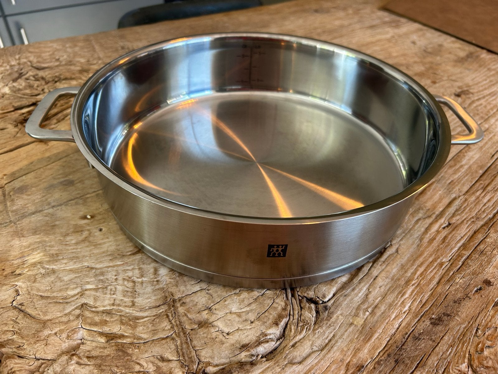 ZWILLING RVS Sauteerpan - 28 cm - Geschikt voor inductie, Huis en Inrichting, Ophalen of Verzenden, Zo goed als nieuw, Sauteerpan