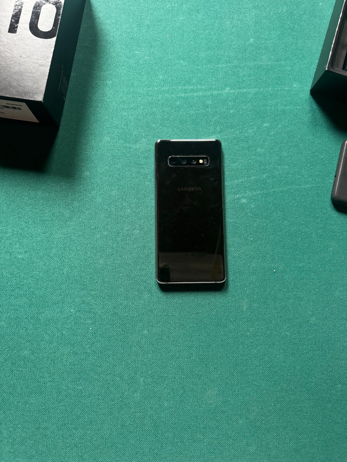 Samsung Galaxy S10 + 128 gb met barst in scherm, Ophalen, Zwart, Touchscreen, Zonder simlock