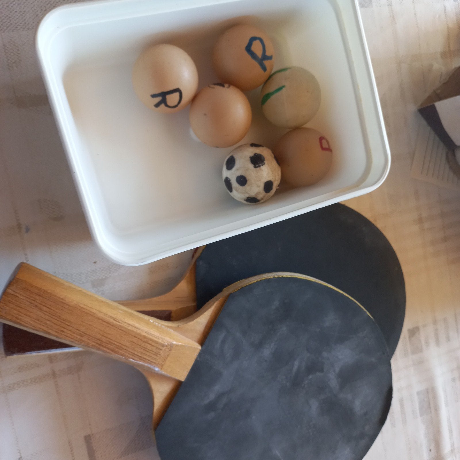 Tafeltennisbatjes en balletjes, Ophalen of Verzenden