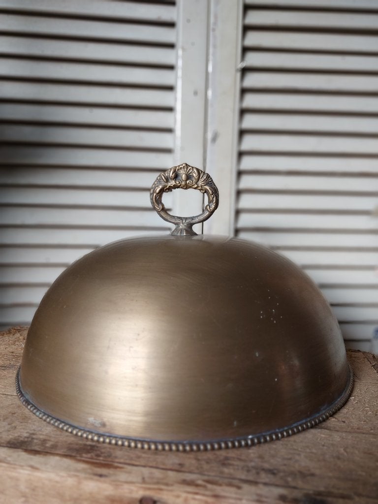 mooie zeer grote koperen cloche of afdekschaal, Ophalen of Verzenden