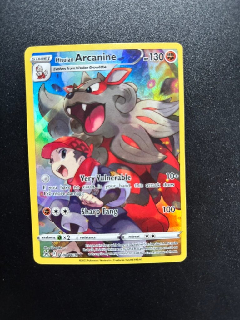 Hisuian Arcanine (LOR TG08), Ophalen of Verzenden, Zo goed als nieuw