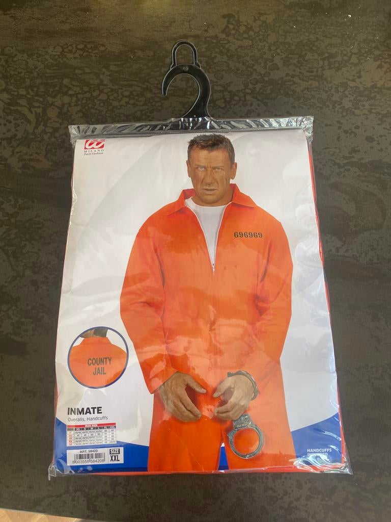Ongeopende prisoner pak, Nieuw, Overige maten, Ophalen of Verzenden, Halloween