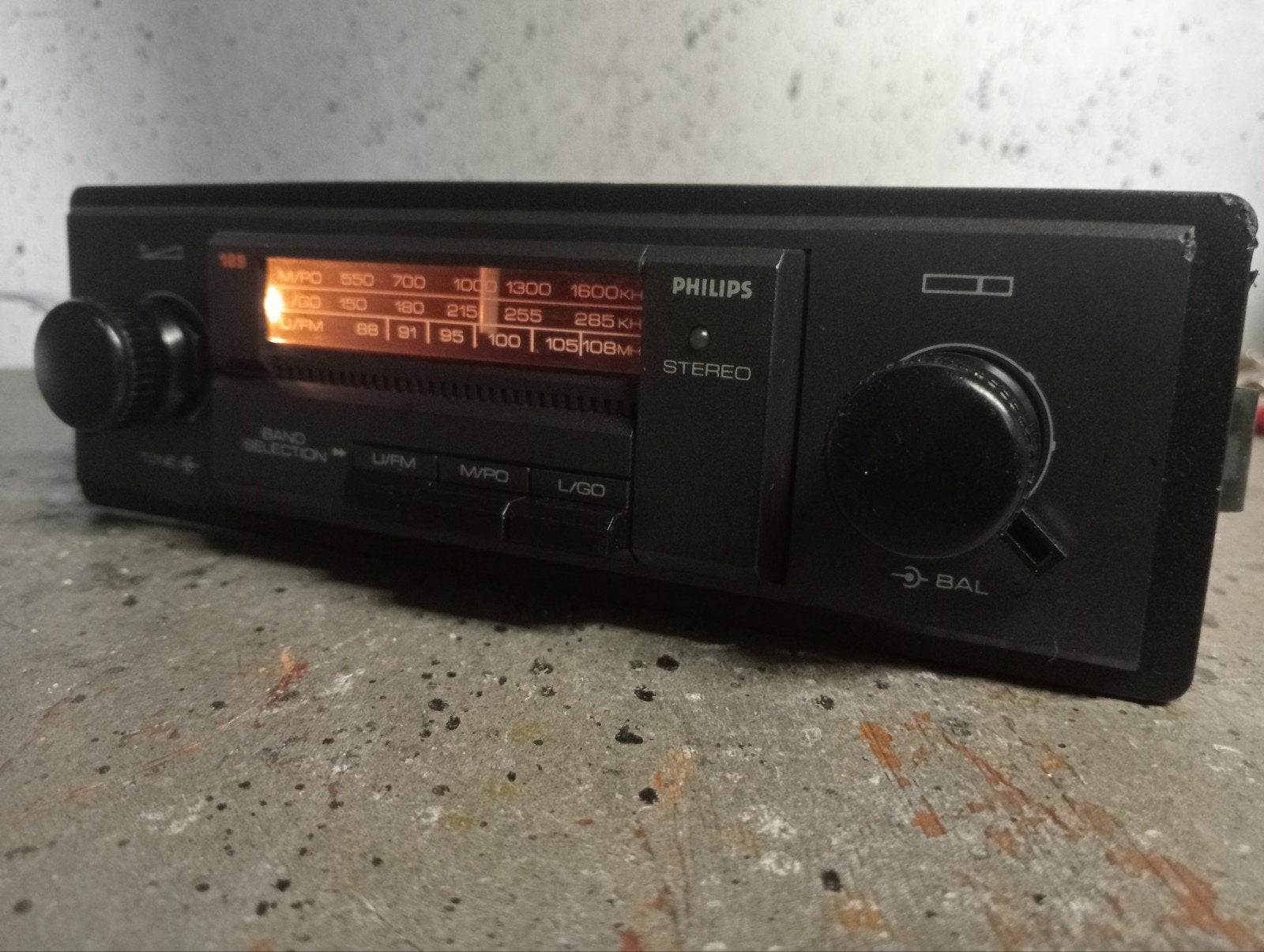 Philips 189 Radio FM Oldtimer Youngtimer, Auto diversen, Autoradio's, Ophalen of Verzenden