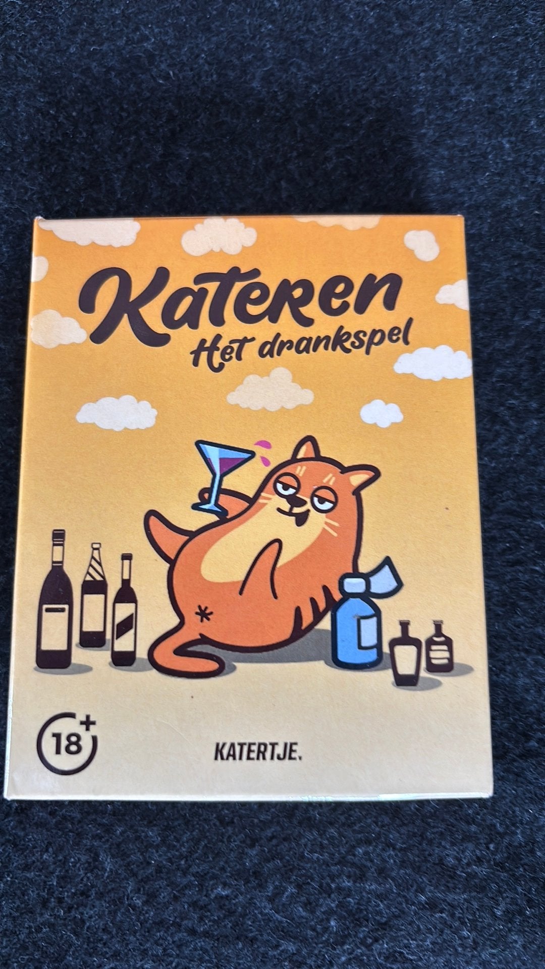 Kateren het drankspel, Hobby en Vrije tijd, Gezelschapsspellen | Kaartspellen, Ophalen of Verzenden, Zo goed als nieuw