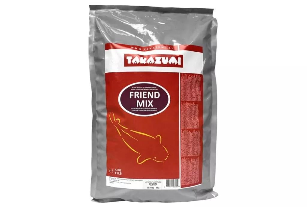 Takazumi Friend Mix 5 KG krachtig koivoer, Ophalen of Verzenden, Vis