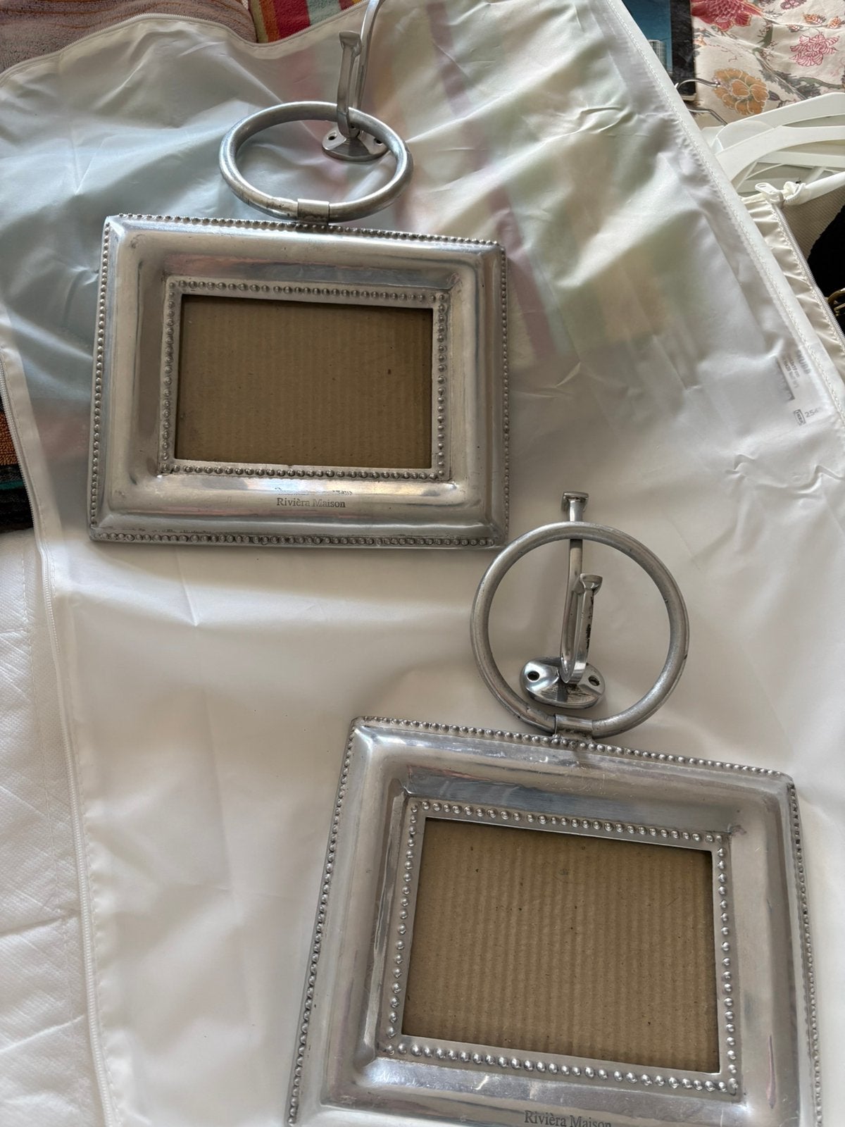 Originele reviera maison fotolijstjes, Ophalen, Gebruikt, Hangend, Zilver