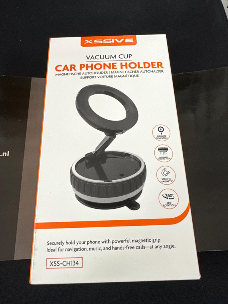 XSSIVE Magnetische Autohouder Telefoonhouder - XSS-CH134, Vacuum, Nieuw, Auto, Xssive