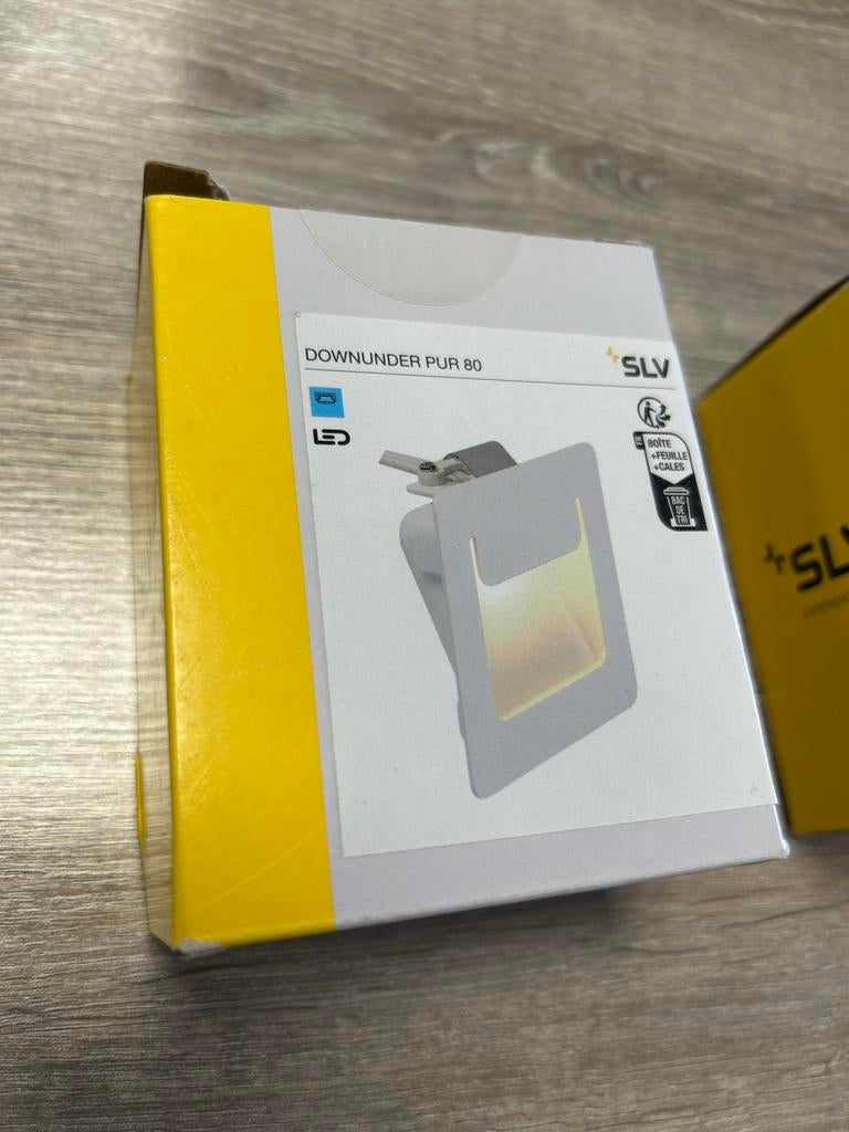 3x SLV Downunder Pur 80 LED Inbouw Trapverlichting, Metaal of Aluminium, Nieuw, Ophalen of Verzenden, Led