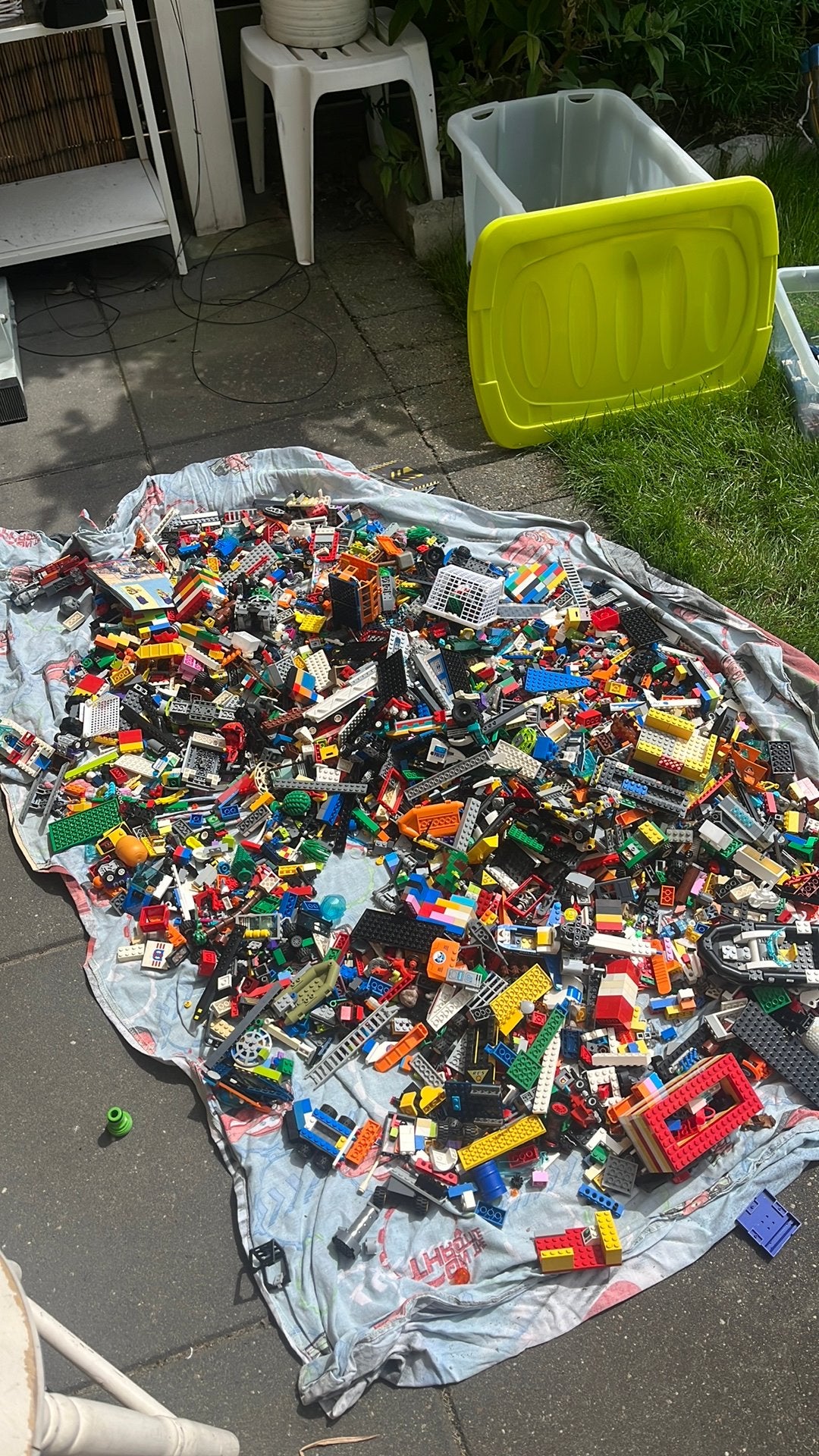 Lego tekoop in massa, Ophalen, Zo goed als nieuw
