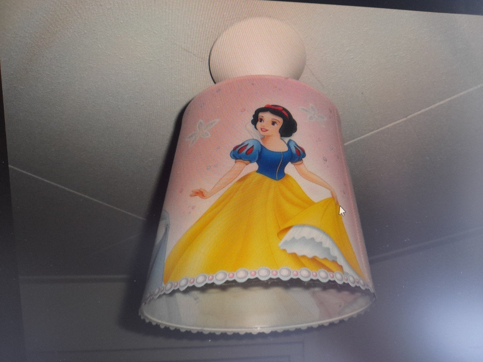 Disney Prinsessen Lamp - Sneeuwwitje, Aurora, Belle, Ophalen of Verzenden, Zo goed als nieuw, Lamp