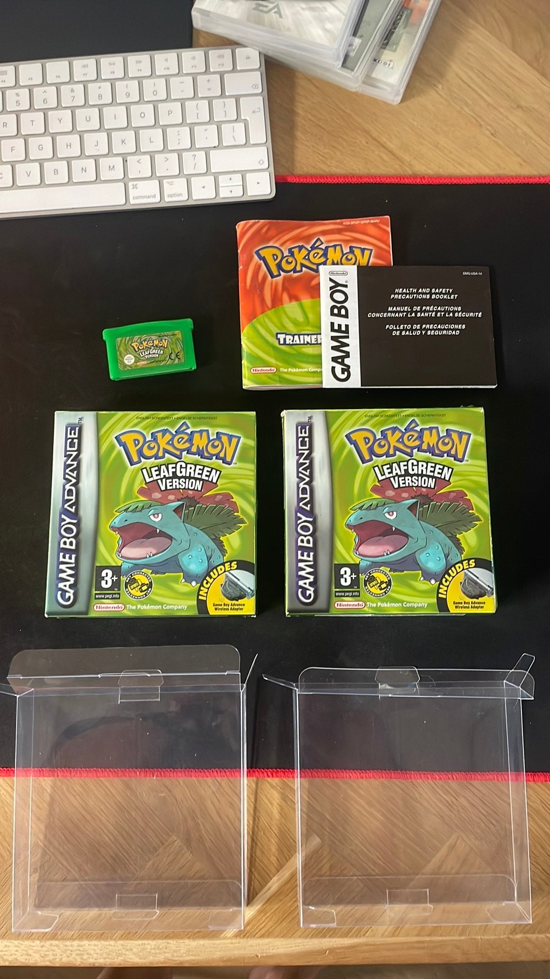 2x pomemon LeafGreen Version gameboy zie fotos!, 1 speler, Ophalen, Zo goed als nieuw, Vanaf 3 jaar