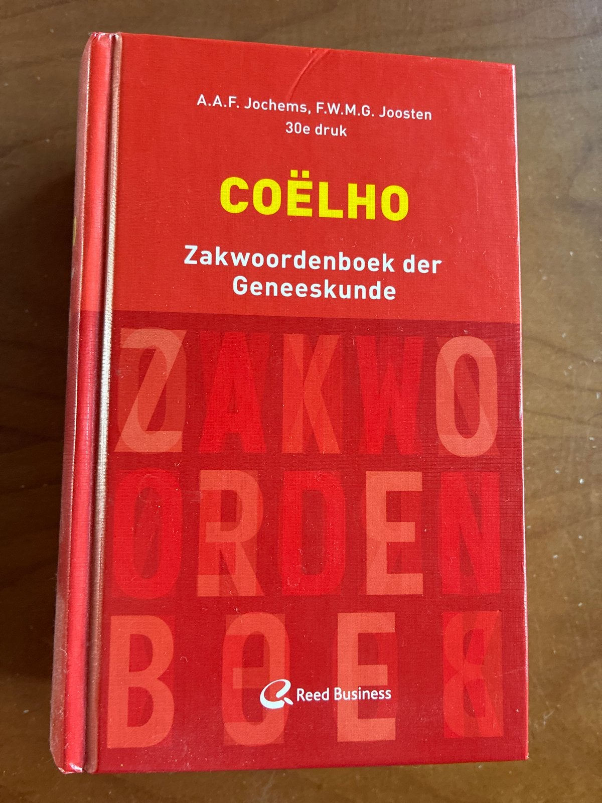 Coelho Zakwoordenboek der Geneeskunde - 30e druk, Ophalen of Verzenden, Zo goed als nieuw, Overige uitgevers, Nederlands