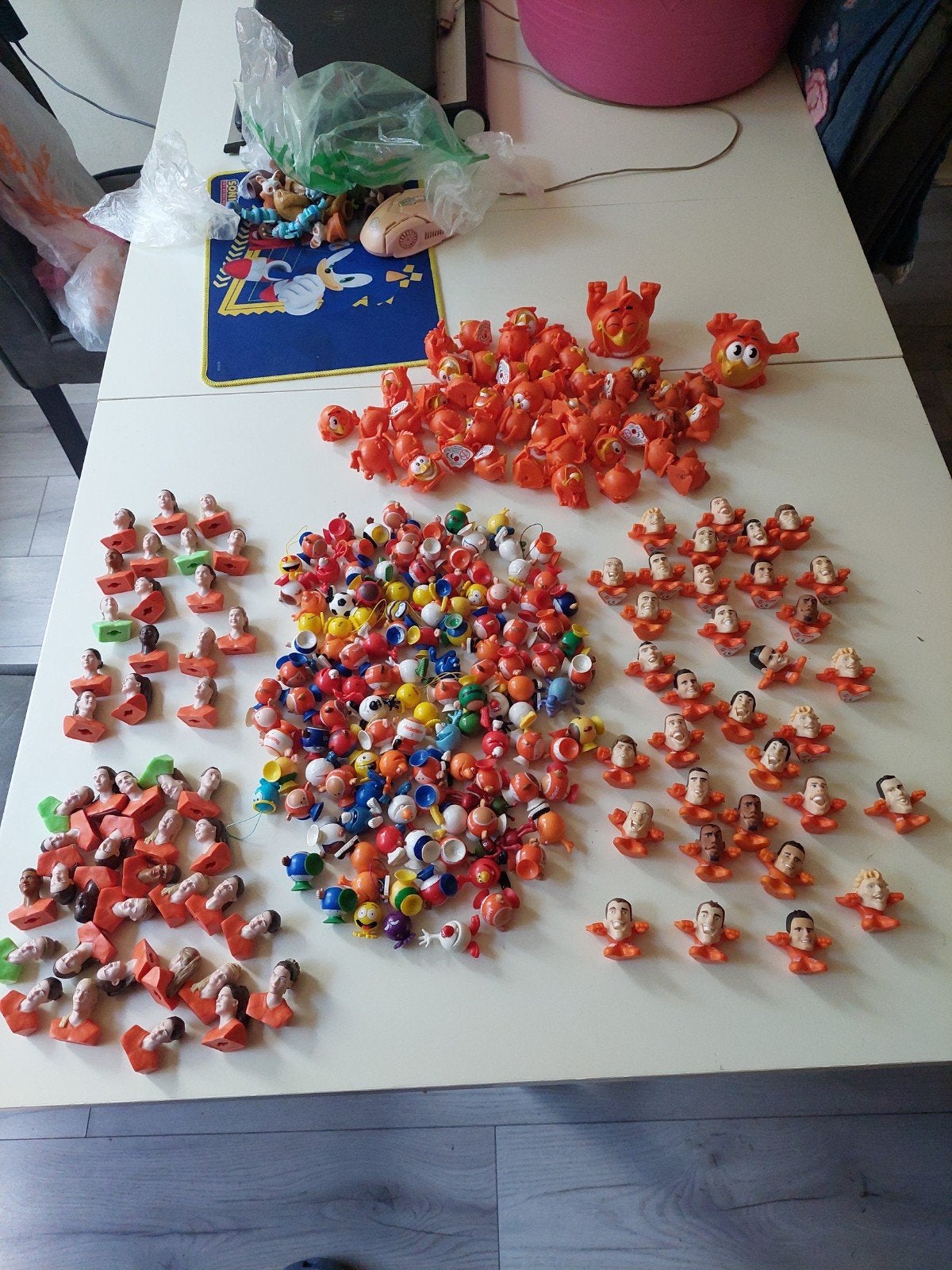 Grote verzameling vintage spaaractie poppetjes Oranje EK/WK, Ophalen of Verzenden
