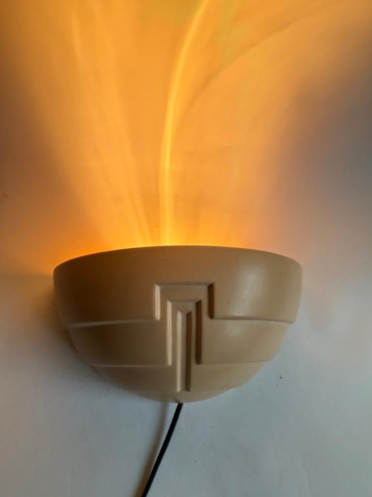 Art Deco Wandlamp - keramiek, Huis en Inrichting, Lampen | Wandlampen, Ophalen of Verzenden, Zo goed als nieuw