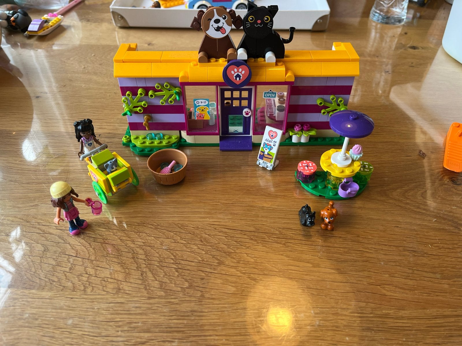 LEGO friends dierenadoptiecafe, Lego, Friends, Ophalen of Verzenden, Zo goed als nieuw