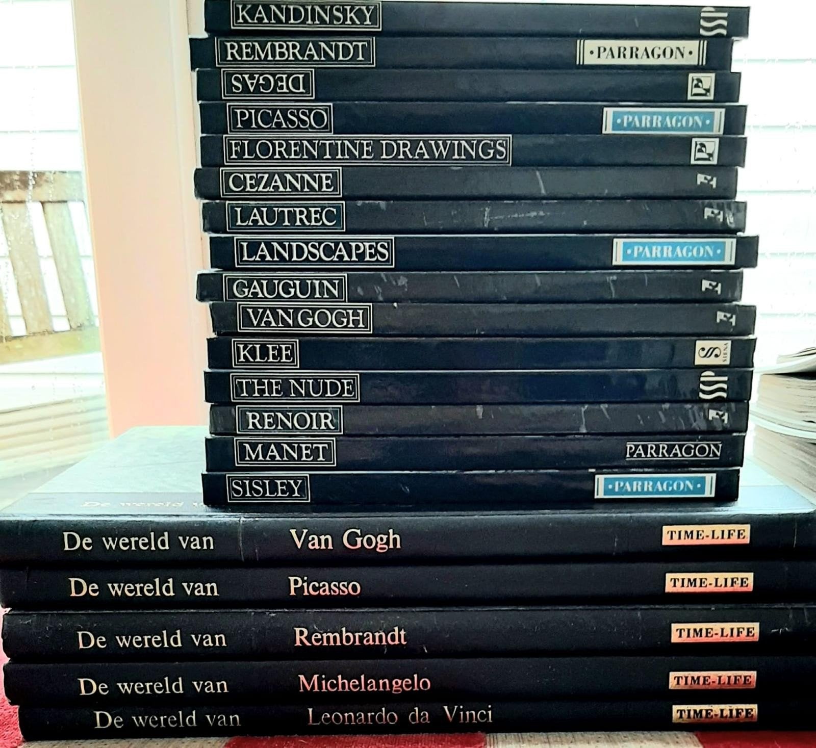 Grote collectie kunstboeken over diverse kunstenaars, Ophalen of Verzenden, Gelezen, Schilder- en Tekenkunst, Diverse auteurs