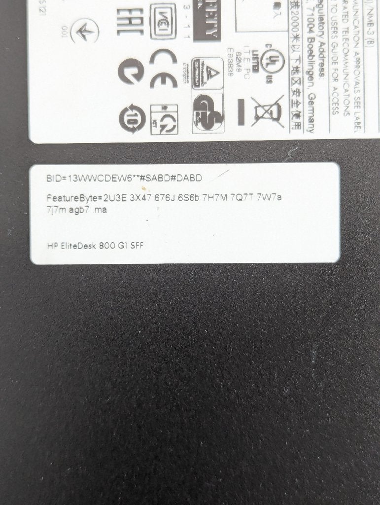 HP EliteDesk 800 G1 SFF Business PC CZC415353J, Computers en Software, Desktop Pc's, Ophalen of Verzenden, Gebruikt