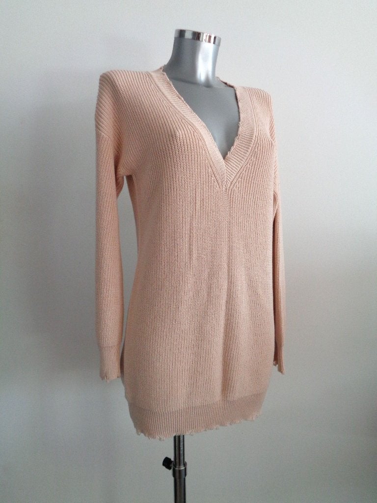 Kontatto Italy V-hals trui, taille Unique, nieuw - kaartjes, Ophalen of Verzenden, Nieuw, Maat 38/40 (M), Beige