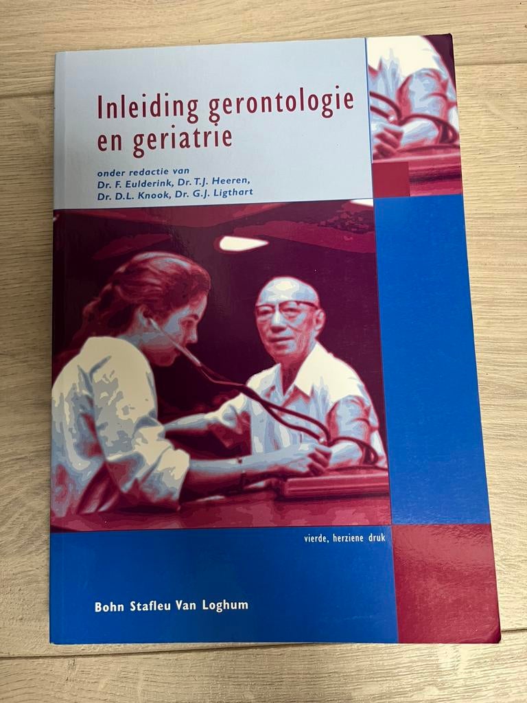 Inleiding gerontologie en geriatrie, Ophalen of Verzenden, Zo goed als nieuw