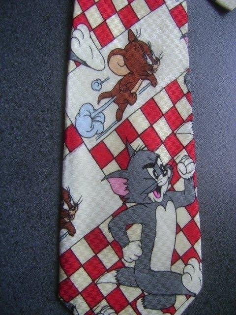 stripfiguur stropdas  tom & jerry uit 1993, Ophalen of Verzenden, Nieuw, Kleding