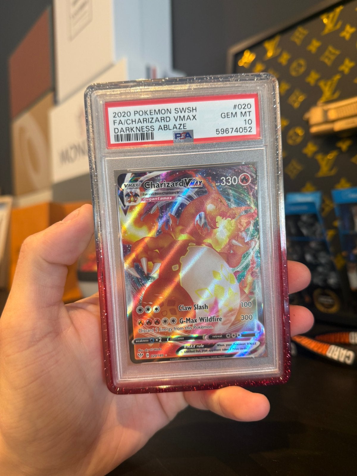 Charizard Vmax PSA 10, Ophalen of Verzenden, Nieuw, Losse kaart, Foil