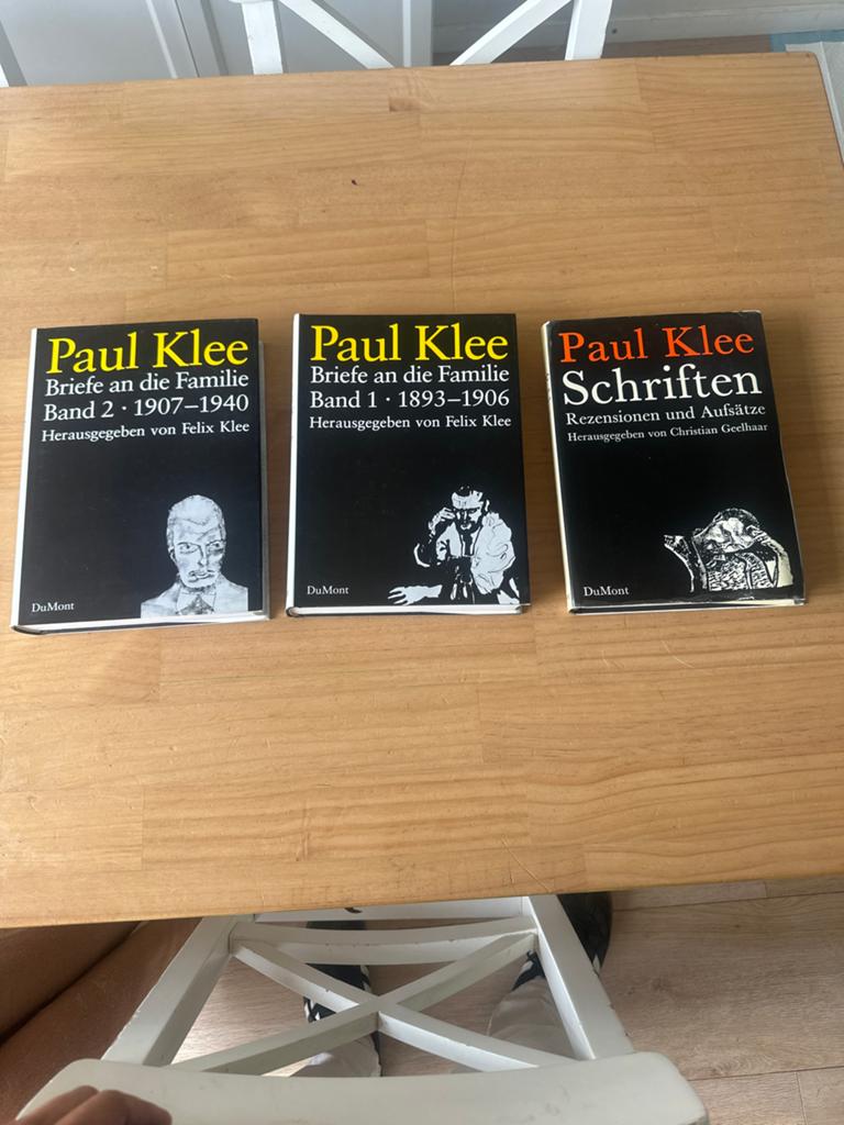 Paul Klee: Brieven aan de Familie & Geschriften (3 delen), Ophalen of Verzenden, Zo goed als nieuw, Europa overig