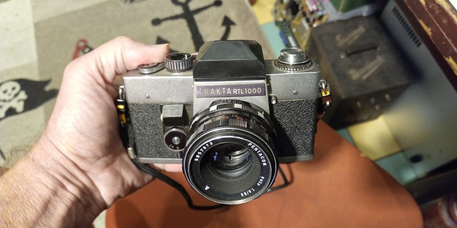 Werkende Exakta RTL 1000 Spiegelreflexcamera, Ophalen of Verzenden